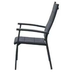 OUTLIV. London Stapelsessel Aluminium/Sunbrella Anthrazit/Sooty -GartenMöbelPro Verkäufe outliv london stapelsessel aluminium sunbrella 1342553 3