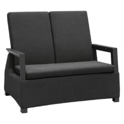 OUTLIV. By Detlef Steves Malaga Loungebank Aluminium/Sunbrella Anthrazit/Sooty -GartenMöbelPro Verkäufe outliv malaga loungebank aluminium sunbrella 1424041 2