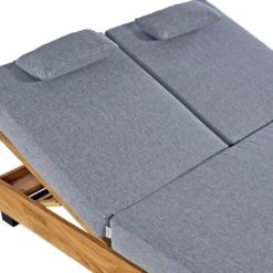 OUTLIV. Madrid Doppelliege Teak Recycelt/Olefin Teak Recycelt/Grau -GartenMöbelPro Verkäufe outliv marando doppelliege teak recycelt polster 1346799 7