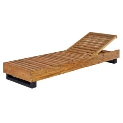 OUTLIV. Madrid Gartenliege Teak Recycelt/Olefin Teak Recycelt/Grau -GartenMöbelPro Verkäufe outliv marando loungeliege 200x60cm teak recycelt polster 1346766 7