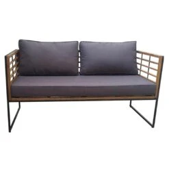 OUTLIV. Maui Loungeset 4-tlg. Stahl/Akazie/Polster Schwarz/Anthrazit -GartenMöbelPro Verkäufe outliv maui loungegruppe 4 tlg stahl akazie polster 1418409 3