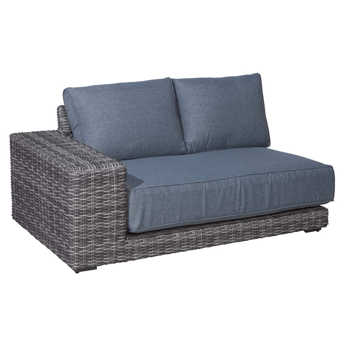 OUTLIV. Messina Eck-/Endmodul Aluminium/Geflecht Organic Grey/Anthrazit 3 OUTLIV. Messina Eck-/Endmodul Aluminium/Geflecht Organic Grey/Anthrazit