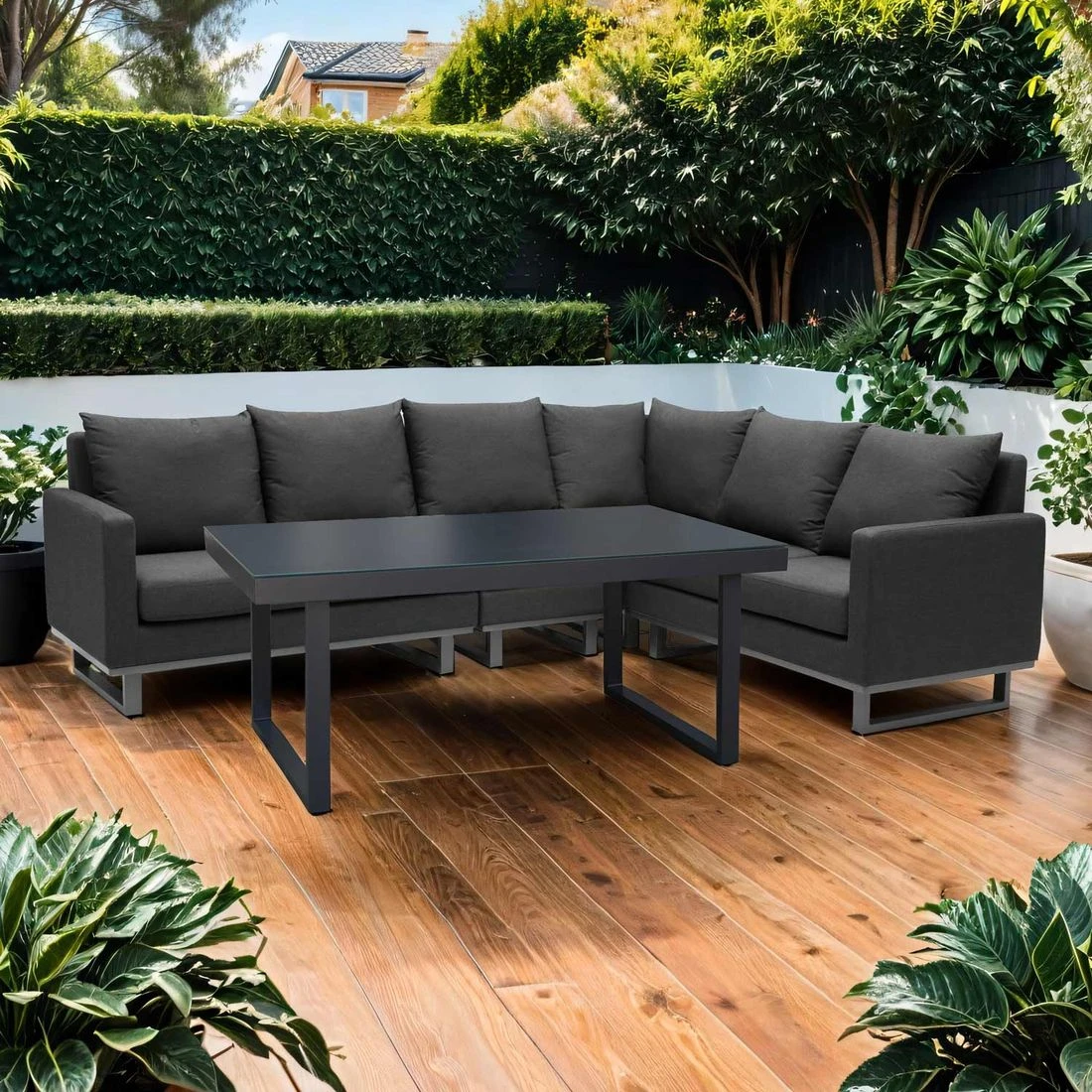 OUTLIV. By Detlef Steves Miami Dininglounge 5-tlg. Sunbrella Anthrazit/Sooty 3 OUTLIV. By Detlef Steves Miami Dininglounge 5-tlg. Sunbrella Anthrazit/Sooty