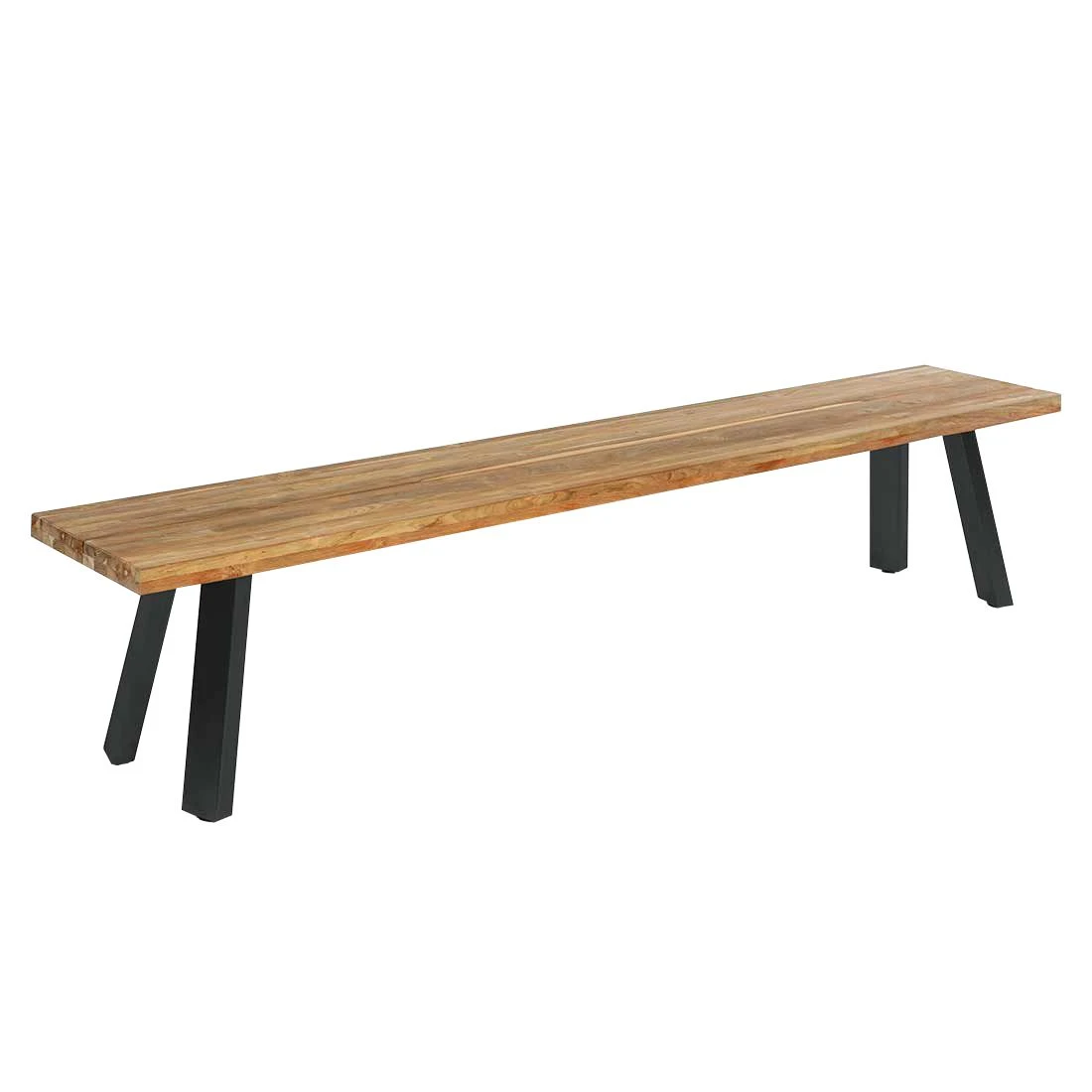 OUTLIV. Ohio Gartenbank Edelstahl/Teak Recycelt Charcoal/Teak Recycelt 3 OUTLIV. Ohio Gartenbank Edelstahl/Teak Recycelt Charcoal/Teak Recycelt