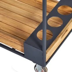 OUTLIV. Oro Servierwagen Stahl/Teak Recycelt Anthrazit/Natur -GartenMöbelPro Verkäufe outliv oro servierwagen stahl teak recycelt anthrazit braun 1323094 4