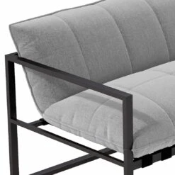 OUTLIV. By Detlef Steves Reef Gartensofa 150cm Aluminium/Sunbrella Schwarz/Flanelle -GartenMöbelPro Verkäufe outliv reef loungesofa 150cm aluminium sunbrella 1341244 3