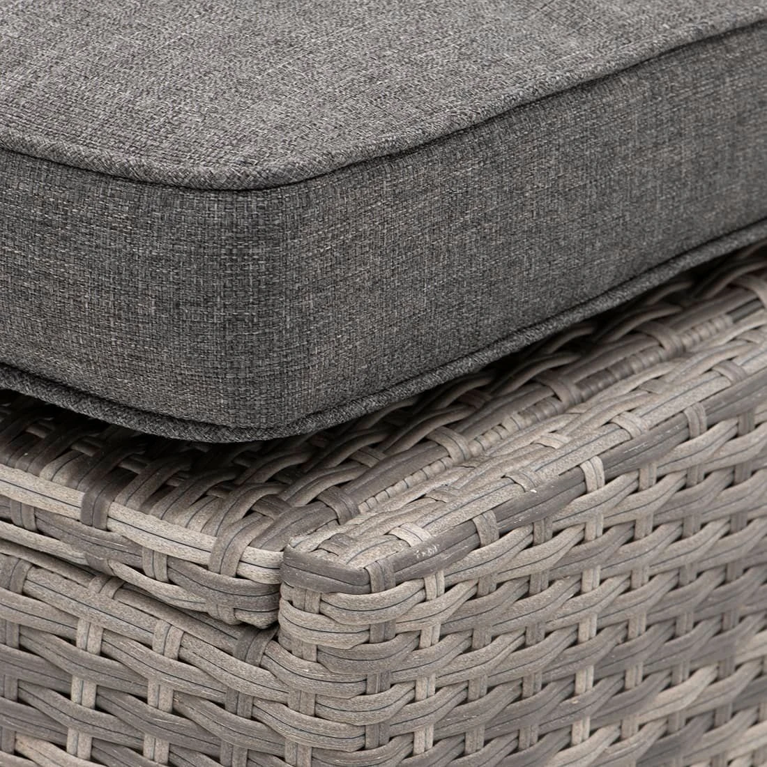 OUTLIV. Roma Gartensofa Geflecht/Polyester Grau/Anthrazit 12 OUTLIV. Roma Gartensofa Geflecht/Polyester Grau/Anthrazit – Bild 10