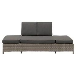OUTLIV. Roma Gartensofa Geflecht/Polyester Grau/Anthrazit 15 OUTLIV. Roma Gartensofa Geflecht/Polyester Grau/Anthrazit -GartenMöbelPro Verkäufe outliv roma loungebank geflecht polster grau anthrazit 1253398 3
