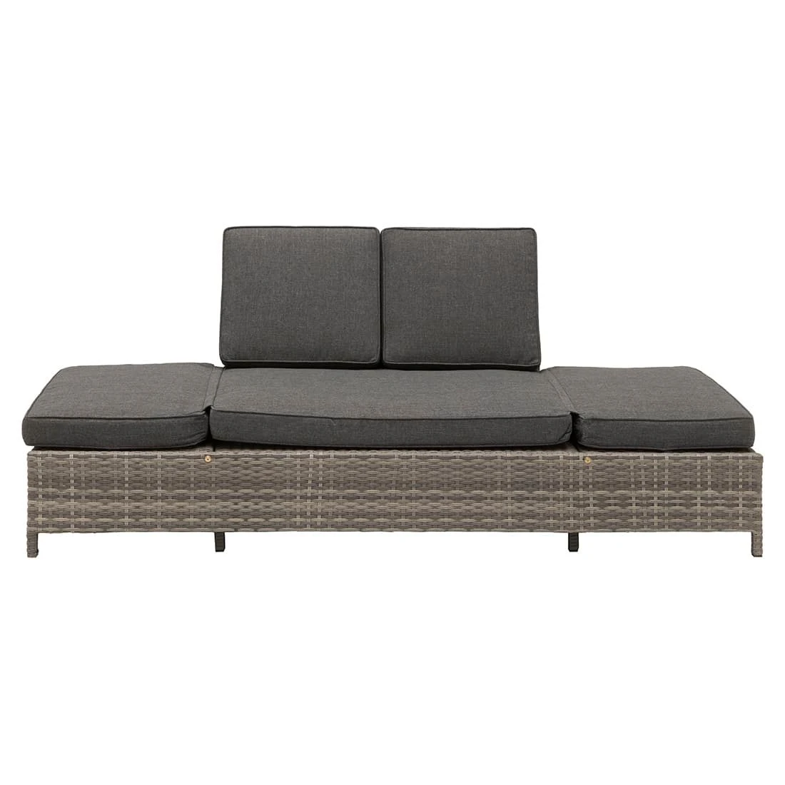 OUTLIV. Roma Gartensofa Geflecht/Polyester Grau/Anthrazit 5 OUTLIV. Roma Gartensofa Geflecht/Polyester Grau/Anthrazit – Bild 3