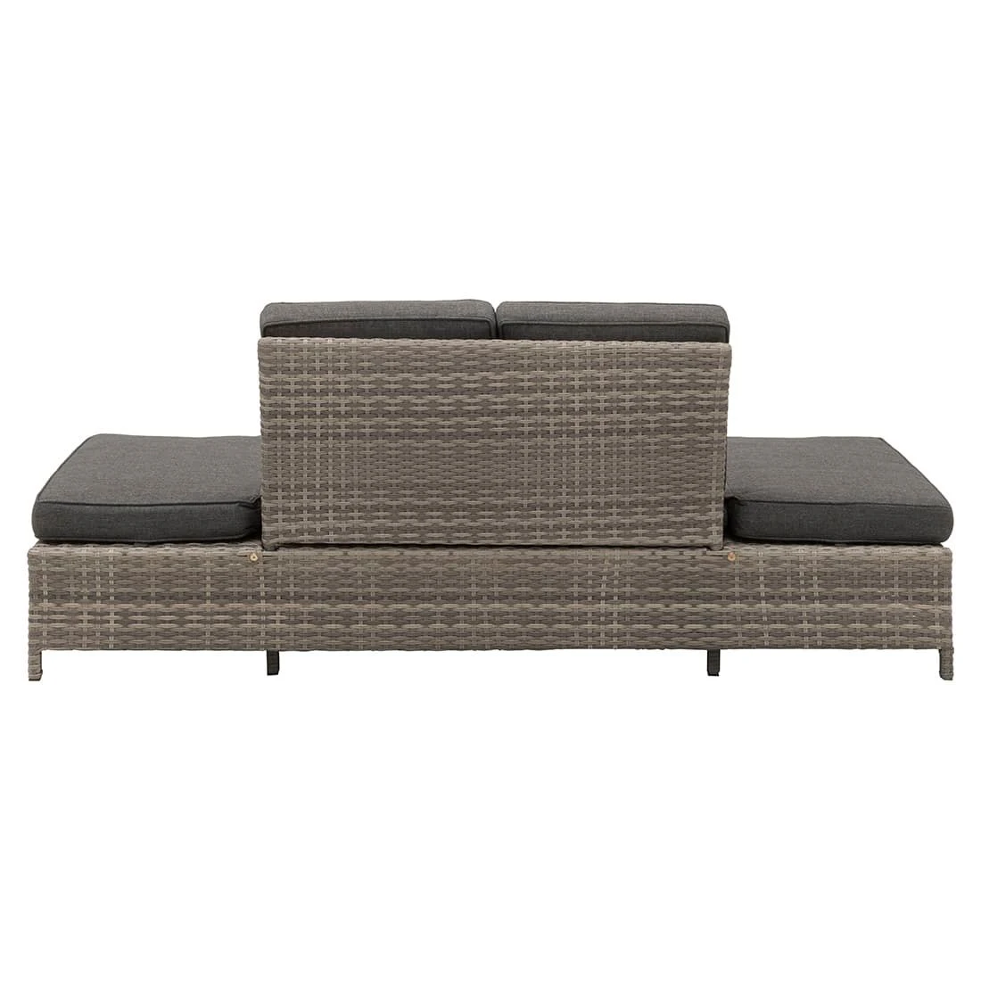 OUTLIV. Roma Gartensofa Geflecht/Polyester Grau/Anthrazit 7 OUTLIV. Roma Gartensofa Geflecht/Polyester Grau/Anthrazit – Bild 5