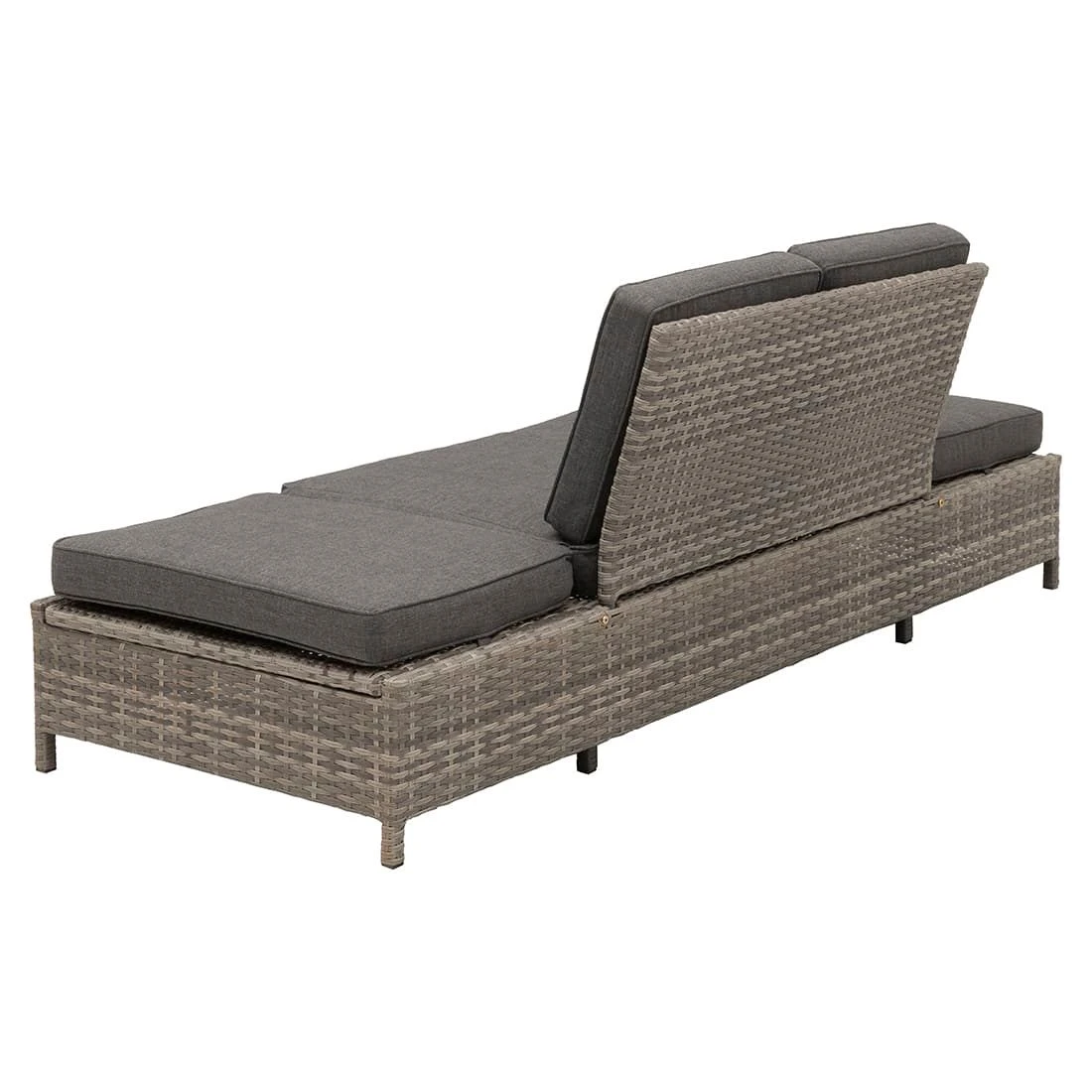 OUTLIV. Roma Gartensofa Geflecht/Polyester Grau/Anthrazit 8 OUTLIV. Roma Gartensofa Geflecht/Polyester Grau/Anthrazit – Bild 6