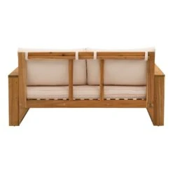OUTLIV. Santa Cruz Gartensofa Akazie/Polyester Natur/Ecru -GartenMöbelPro Verkäufe outliv santa cruz 2 sitzersofa akazie polyester 1338098 5