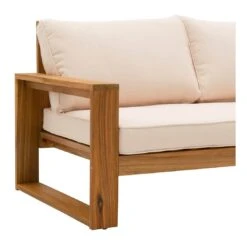 OUTLIV. Santa Cruz Gartensofa Akazie/Polyester Natur/Ecru -GartenMöbelPro Verkäufe outliv santa cruz 2 sitzersofa akazie polyester 1338098 8