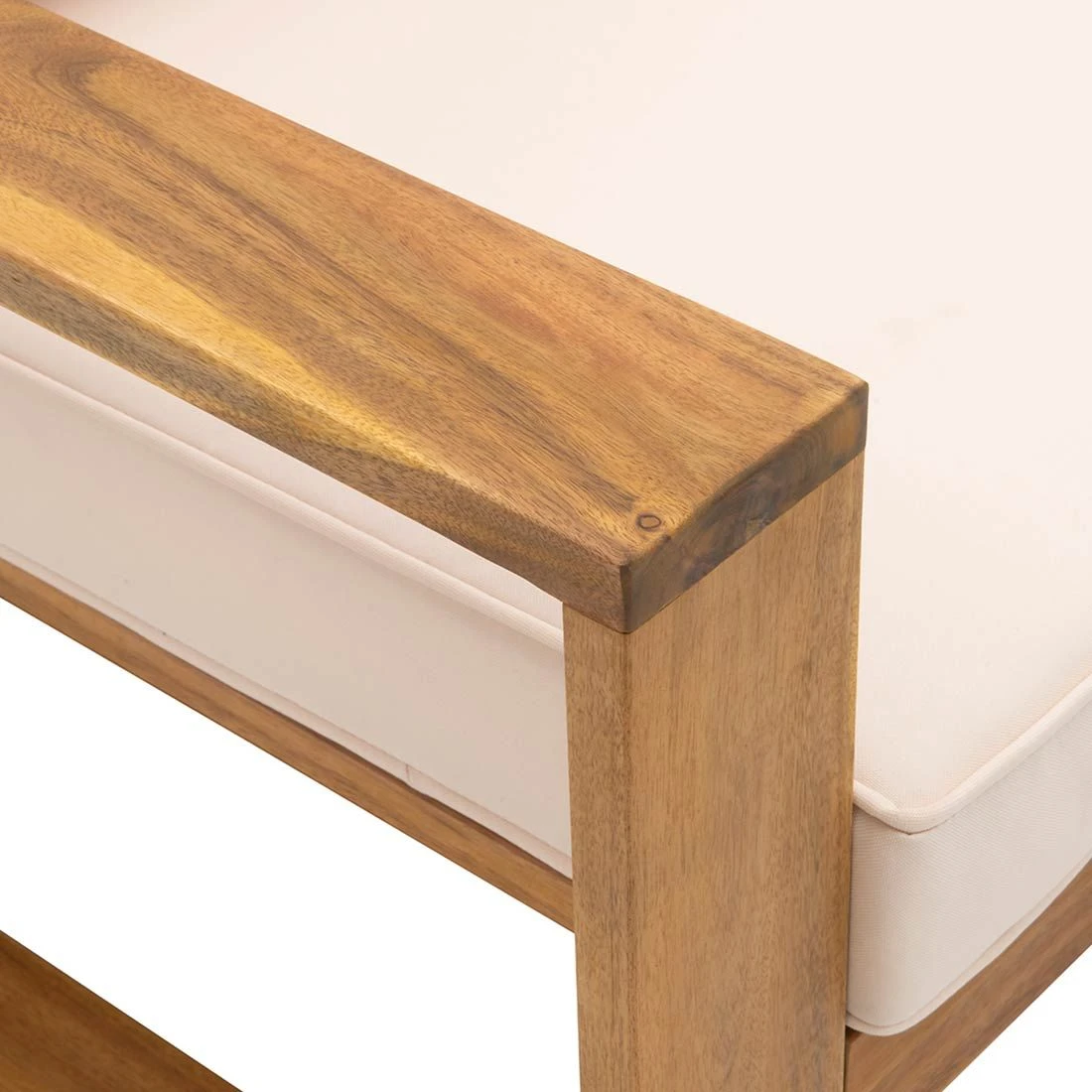 OUTLIV. Santa Cruz Loungesessel Akazie/Polyester Natur/Ecru 12 OUTLIV. Santa Cruz Loungesessel Akazie/Polyester Natur/Ecru – Bild 10