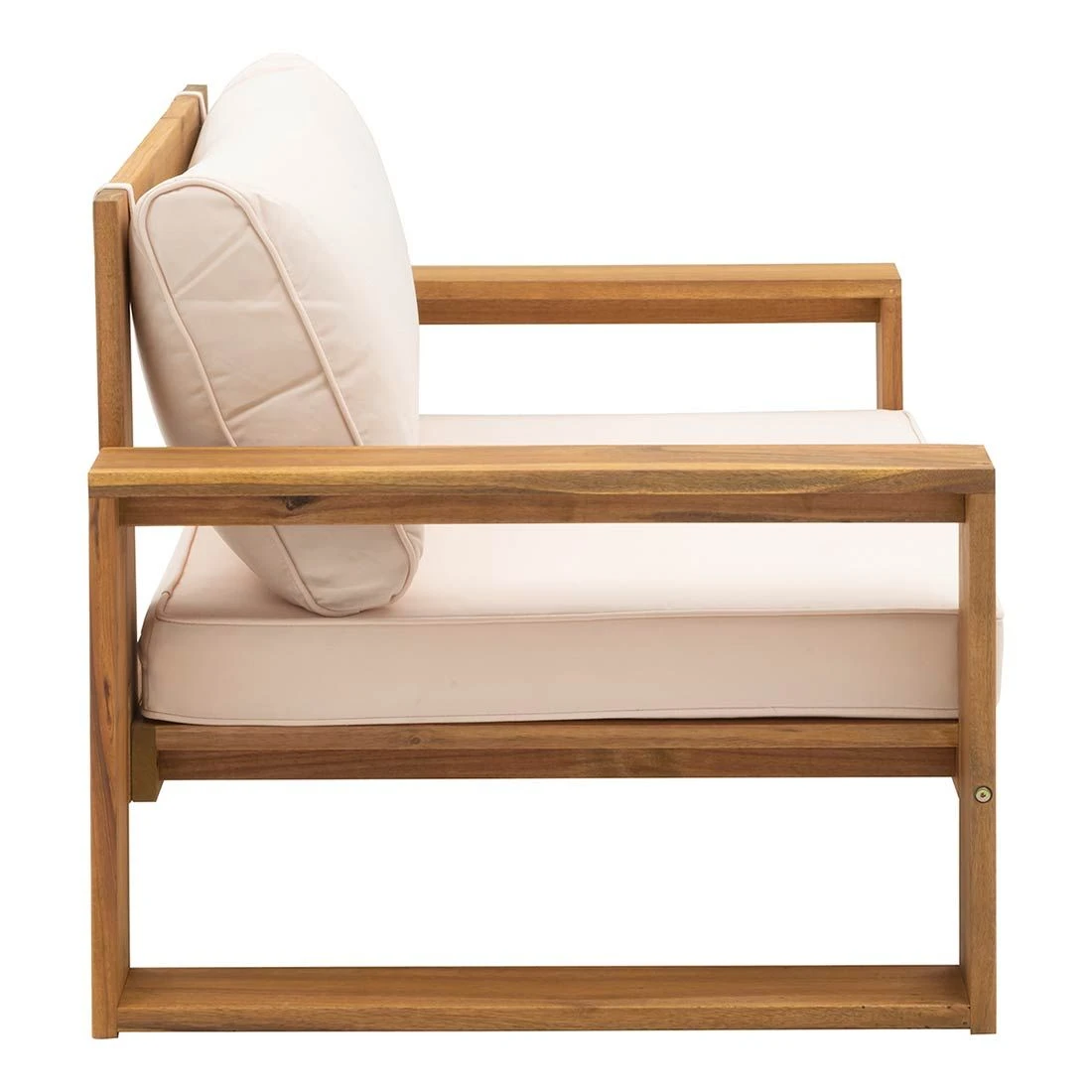 OUTLIV. Santa Cruz Loungesessel Akazie/Polyester Natur/Ecru 6 OUTLIV. Santa Cruz Loungesessel Akazie/Polyester Natur/Ecru – Bild 4