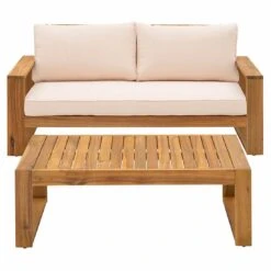 OUTLIV. Santa Cruz Loungeset 2-tlg. Akazie/Polyester Natur/Ecru -GartenMöbelPro Verkäufe outliv santa cruz loungeset 2 tlg akazie polyester 1376950 3