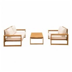 OUTLIV. Santa Cruz Loungeset 3-tlg. Akazie/Polyester Natur/Ecru -GartenMöbelPro Verkäufe outliv santa cruz loungeset 3 tlg akazie polyester 1376884 4