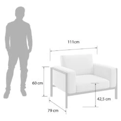 OUTLIV. Toskana Loungesessel Aluminium/Sunproof Anthrazit/Hellgrau -GartenMöbelPro Verkäufe outliv toskana loungesessel aluminium sunproof anthrazit hellgrau 1423678 3