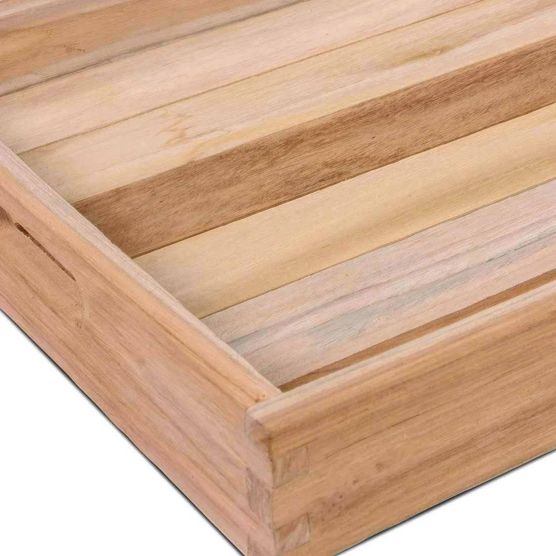 OUTLIV. Tray Tablett 3-tlg. Teak Recycelt 10 OUTLIV. Tray Tablett 3-tlg. Teak Recycelt – Bild 8