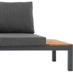 OUTLIV. Venedig Ecklounge 4-tlg. Aluminium/Akazie Anthrazit -GartenMöbelPro Verkäufe outliv venedig ecklounge 4 tlg alu holz 1422270 14