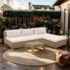 OUTLIV. Versailles Castello Ecklounge Geflecht/Teak Mixed Beige -GartenMöbelPro Verkäufe outliv versailles castello sofagruppe geflecht teak mixed beige 1314965 1