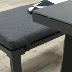 OUTLIV. Wellington Dininglounge 3-tlg. Aluminium/Polster Carbon Black/Reflex Black -GartenMöbelPro Verkäufe outliv wellington loungeecke aluminium polster carbon black reflex black 1247403 8