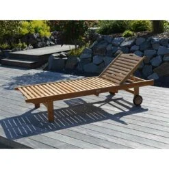 Ploß Archimedes Eco Gartenliege Eco-Teak Teak-Natur -GartenMöbelPro Verkäufe ploss archimedes eco rollliege eco teak teak natur 1000893 2