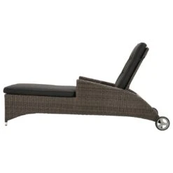 Ploß Rocking Comfort Gartenliege Geflecht Grau-Braun-Meliert/Anthrazit -GartenMöbelPro Verkäufe ploss rocking rollliege geflecht grau braun meliert anthrazit 1001047 4