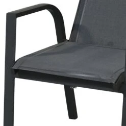 Ploß Tuvalu Stapelsessel Aluminium/Textilene Anthrazit/Grau -GartenMöbelPro Verkäufe ploss tuvalu stapelsessel aluminium textilene 1367314 11