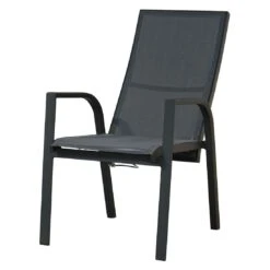 Ploß Tuvalu Stapelsessel Aluminium/Textilene Anthrazit/Grau -GartenMöbelPro Verkäufe ploss tuvalu stapelsessel aluminium textilene 1367314 8