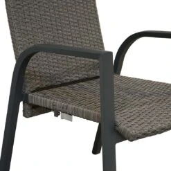 Ploß Kiribati Stapelsessel Aluminium/Geflecht Grau -GartenMöbelPro Verkäufe ploss tuvalu stapelsessel verstellbar aluminium geflecht 1367347 10