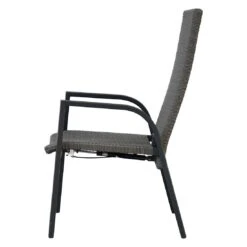 Ploß Kiribati Stapelsessel Aluminium/Geflecht Grau -GartenMöbelPro Verkäufe ploss tuvalu stapelsessel verstellbar aluminium geflecht 1367347 6