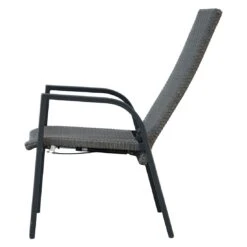 Ploß Kiribati Stapelsessel Aluminium/Geflecht Grau -GartenMöbelPro Verkäufe ploss tuvalu stapelsessel verstellbar aluminium geflecht 1367347 7