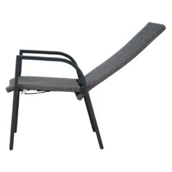 Ploß Kiribati Stapelsessel Aluminium/Geflecht Grau -GartenMöbelPro Verkäufe ploss tuvalu stapelsessel verstellbar aluminium geflecht 1367347 8