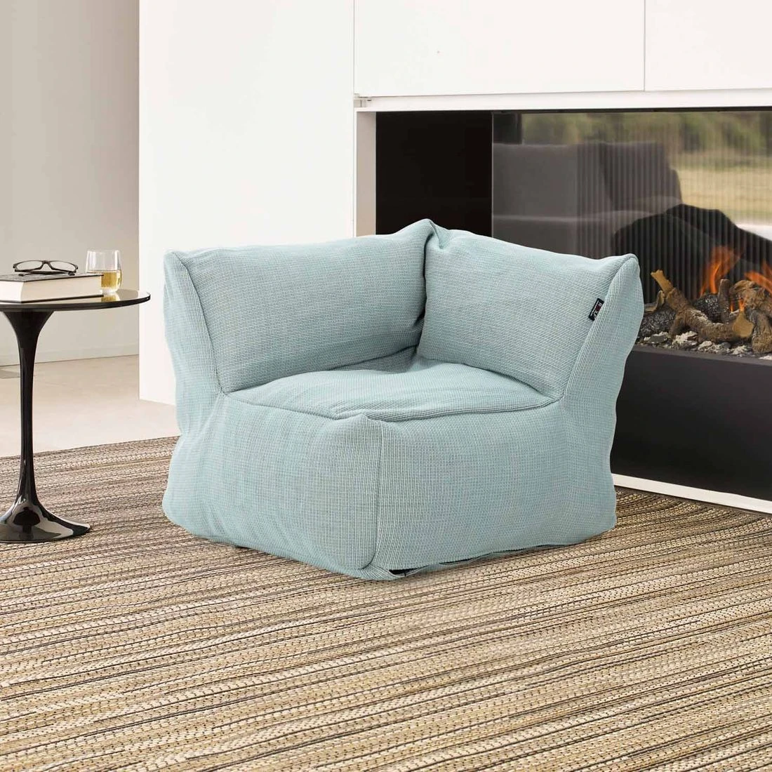 ROOLF Living Dotty Eck-/Endmodul Club Corner M Pastellblau 4 ROOLF Living Dotty Eck-/Endmodul Club Corner M Pastellblau – Bild 2