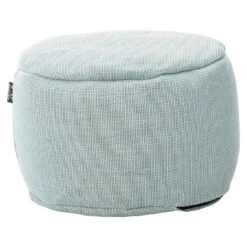 ROOLF Living Dotty Sitzsack Fußhocker Ø50cm Pastellblau
