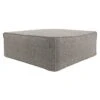 ROOLF Living Silky Loungehocker Polypropylen/Chenille Grau 1 ROOLF Living Silky Loungehocker Polypropylen/Chenille Grau -GartenMöbelPro Verkäufe roolf living silky sitzsack square pouf 1467326 1