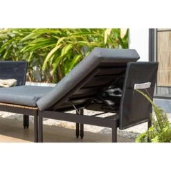 LifestyleGarden Colobus Loungeset 3-tlg. Aluminium/Textilene Schwarz/Dunkelgrau -GartenMöbelPro Verkäufe scancom colobus loungeset 3 tlg aluminium textilene 1411435 12