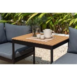 LifestyleGarden Colobus Loungeset 3-tlg. Aluminium/Textilene Schwarz/Dunkelgrau -GartenMöbelPro Verkäufe scancom colobus loungeset 3 tlg aluminium textilene 1411435 14