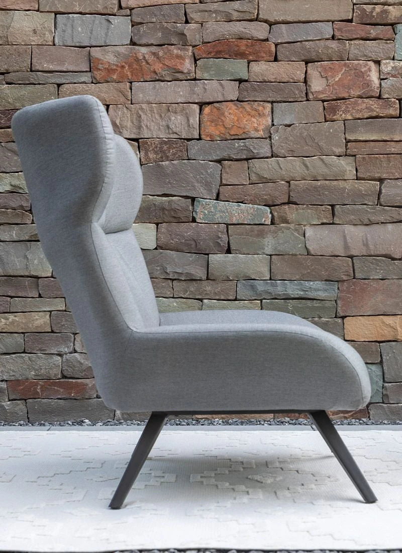 Schöner Wohnen Elin Loungesessel Inkl. Hocker Aluminium/Sunbrella Schwarz/Grau 10 Schöner Wohnen Elin Loungesessel Inkl. Hocker Aluminium/Sunbrella Schwarz/Grau – Bild 8