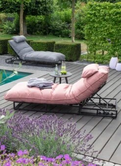 Schöner Wohnen Lunen Gartenliege Aluminium/Sunbrella Schwarz/Himbeere -GartenMöbelPro Verkäufe schoener wohnen lunen gartenliege aluminium sunbrella 1470505 7