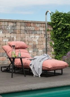 Schöner Wohnen Lunen Gartenliege Aluminium/Sunbrella Schwarz/Himbeere -GartenMöbelPro Verkäufe schoener wohnen lunen gartenliege aluminium sunbrella 1470505 8