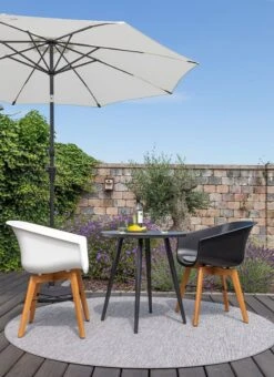 Schöner Wohnen Texel Gartensessel Eukalyptus/Kunststoff Natur/Weiß -GartenMöbelPro Verkäufe schoener wohnen texel gartensessel eukalyptus kunststoff 1467854 4