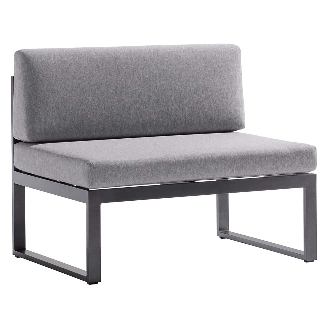 Sieger Adelaide Eck-/Endmodul Aluminium/Sunproof Eisengrau/Hellgrau 3 Sieger Adelaide Eck-/Endmodul Aluminium/Sunproof Eisengrau/Hellgrau