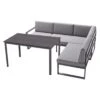 Sieger Adelaide Ecklounge 3-tlg. Eisengrau/Hellgrau -GartenMöbelPro Verkäufe sieger adelaide loungecke 3 tlg 1395463 1