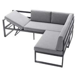 Sieger Adelaide Ecklounge 3-tlg. Eisengrau/Hellgrau -GartenMöbelPro Verkäufe sieger adelaide loungecke 3 tlg 1395463 3