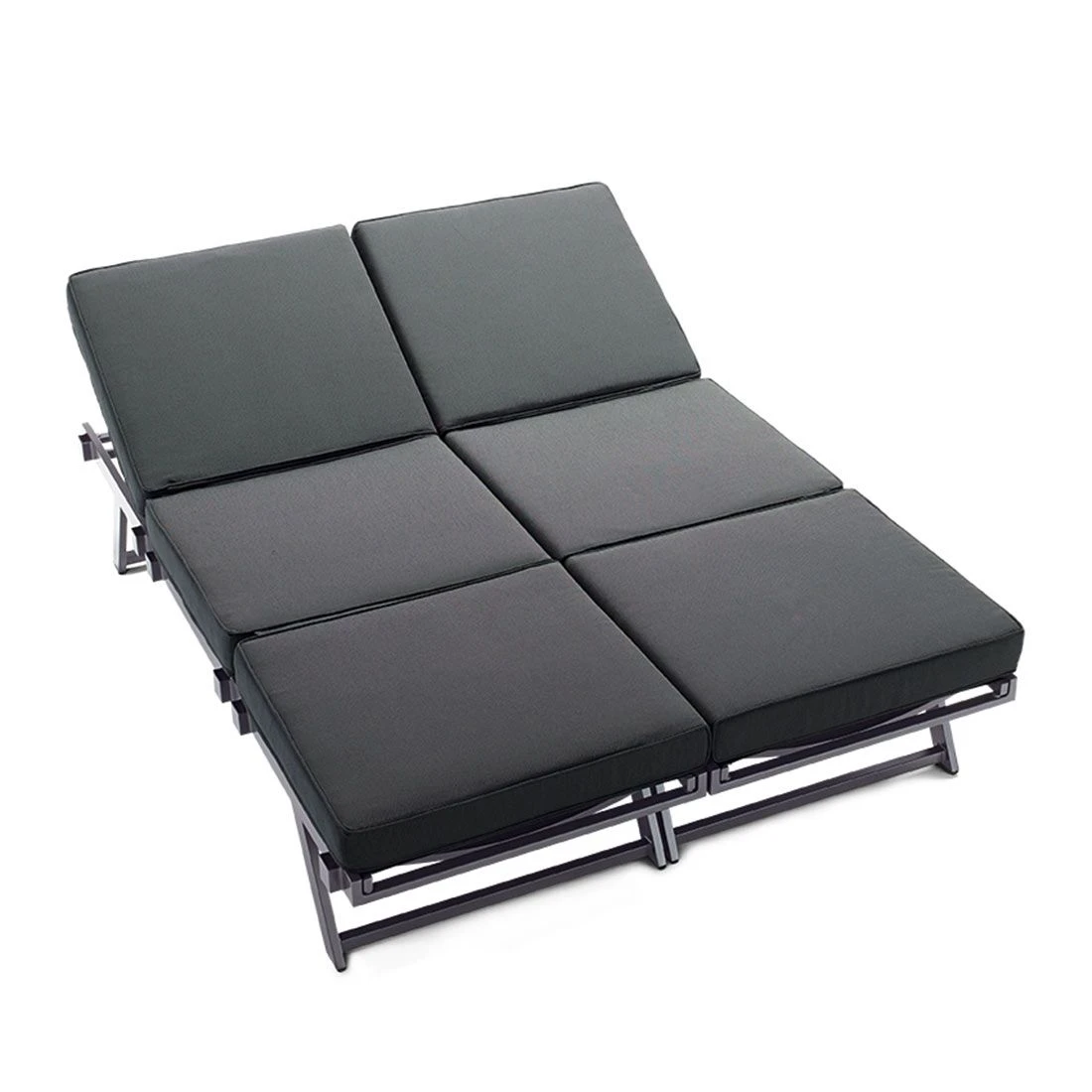 Sieger Auckland Daybed Aluminium/Sunproof Eisengrau/Grau 4 Sieger Auckland Daybed Aluminium/Sunproof Eisengrau/Grau – Bild 2