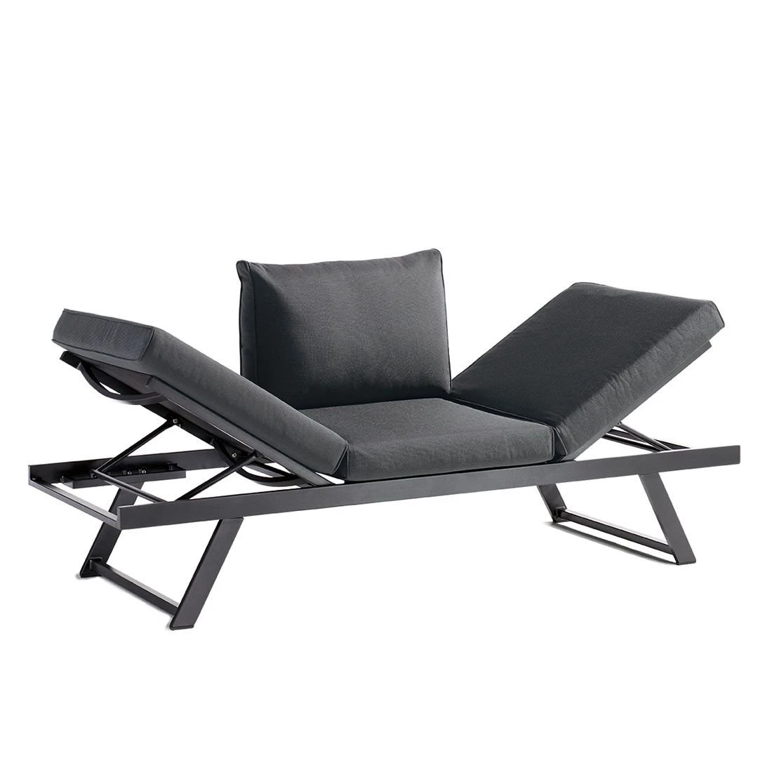 Sieger Auckland Daybed Aluminium/Sunproof Eisengrau/Grau 10 Sieger Auckland Daybed Aluminium/Sunproof Eisengrau/Grau – Bild 8