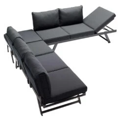 Sieger Auckland Ecklounge 3-tlg. Aluminium/Sunproof Eisengrau/Grau -GartenMöbelPro Verkäufe sieger auckland loungeecke 3 tlg aluminium sunproof eisengrau grau 1210443 2