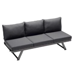 Sieger Auckland Ecklounge 3-tlg. Aluminium/Sunproof Eisengrau/Grau -GartenMöbelPro Verkäufe sieger auckland loungeecke 3 tlg aluminium sunproof eisengrau grau 1210443 3